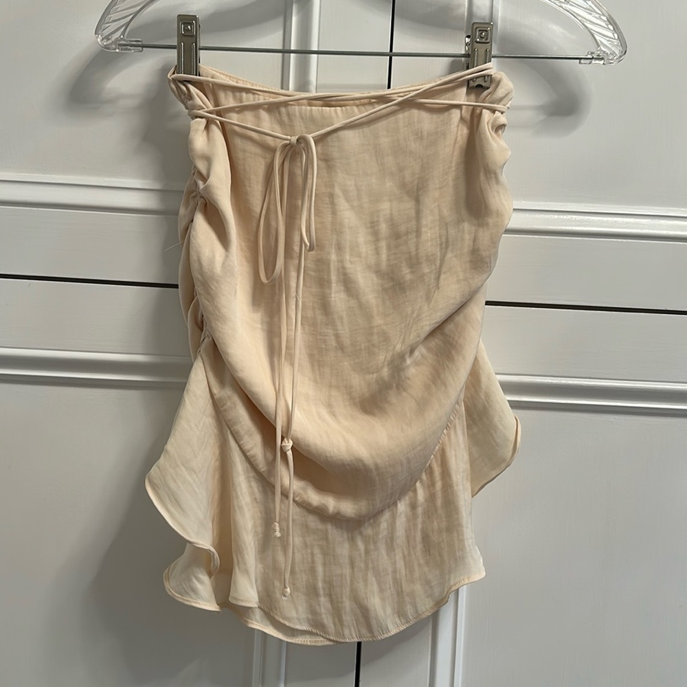 Urban outfitters rouched mini skirt